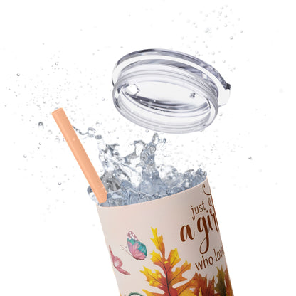 Thanksgiving | Skinny Tumbler with Straw, 20oz